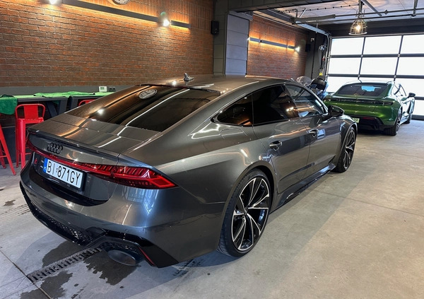 Audi RS7 cena 419000 przebieg: 52900, rok produkcji 2020 z Białystok małe 67